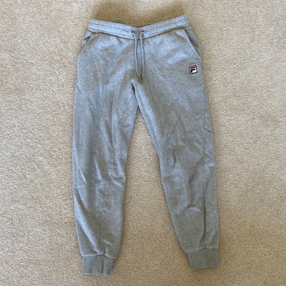 Grey Fila Joggers
